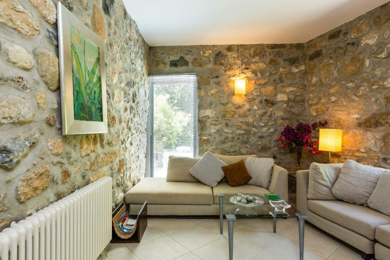 Muazzo Creta Stone House, Nature Escape With Pool, By Thinkvilla Pigí Exterior foto