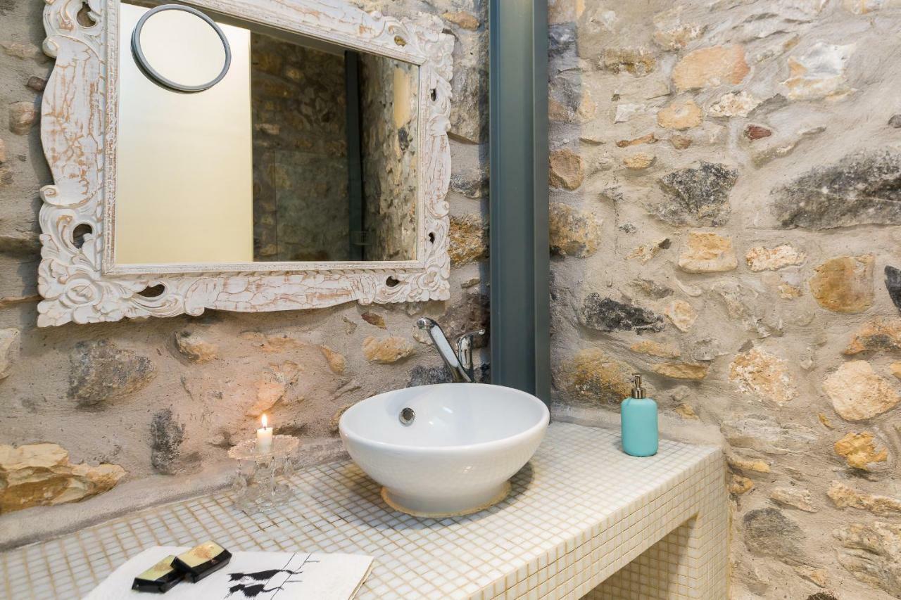 Muazzo Creta Stone House, Nature Escape With Pool, By Thinkvilla Pigí Exterior foto